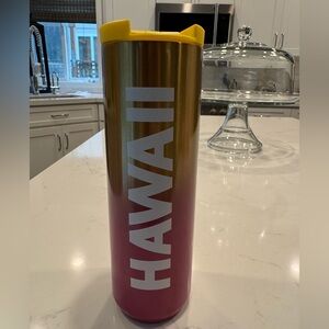 Starbucks Hawaii Tumbler - Gold and Pink